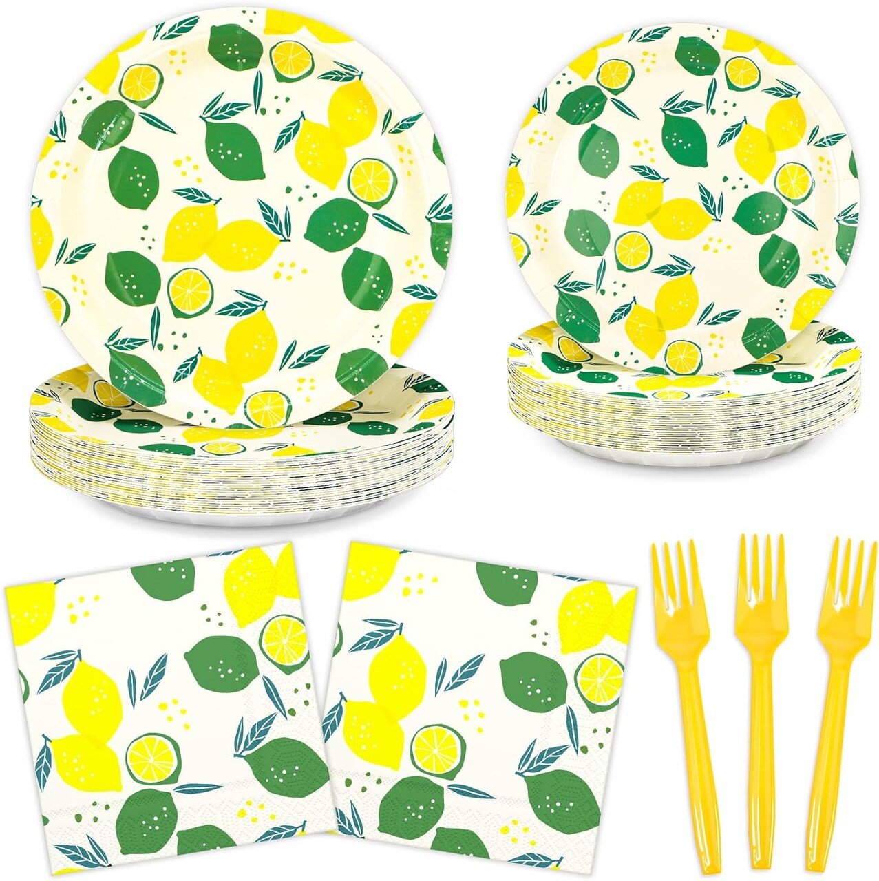 Lemon Party Decorations, Yellow Lemons Summer Party Supplies (Yellow)